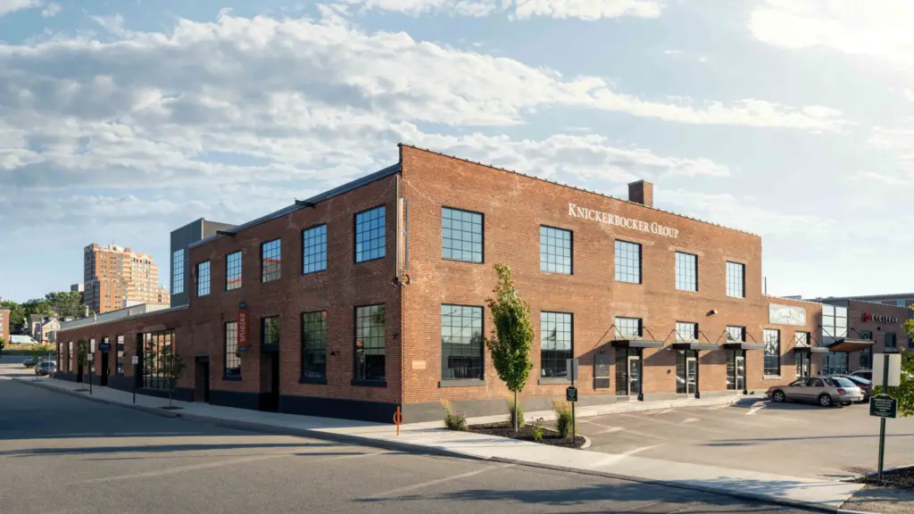 Exterior of Knickerbocker Group's Portland, Maine office